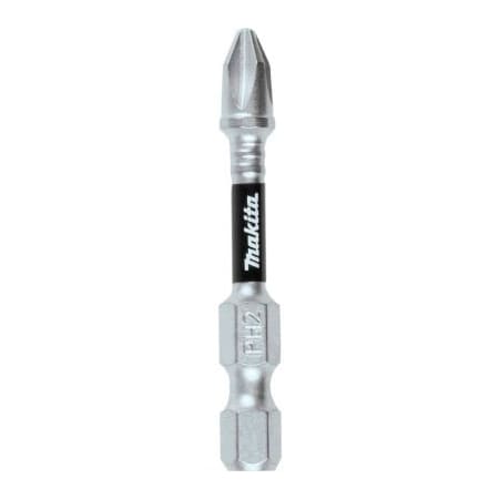 Makita Makita Impact XPS #2 Phillips 2in Power Bit, Matte Nickel, 3/Pack E-00773